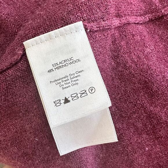 Eddie Bauer Women's Open Front Cardigan Wool Blend Sweater Medium - Picture 15 of 15